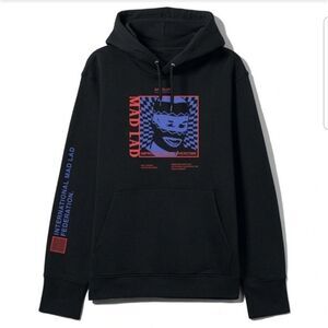 Black Graphic Hoodie